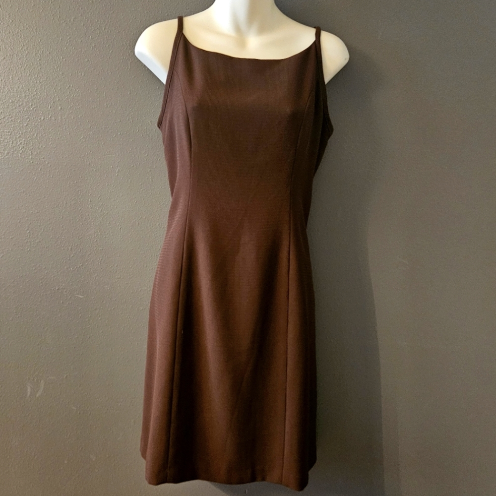 90s Issey Miyake Dress Brow Spaghetti Strap size L